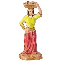 Woman with basket on the head 3.5 cm Landi