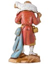 Pastor con cordero al hombro cm 3,5 Landi Mundo Pesebres.