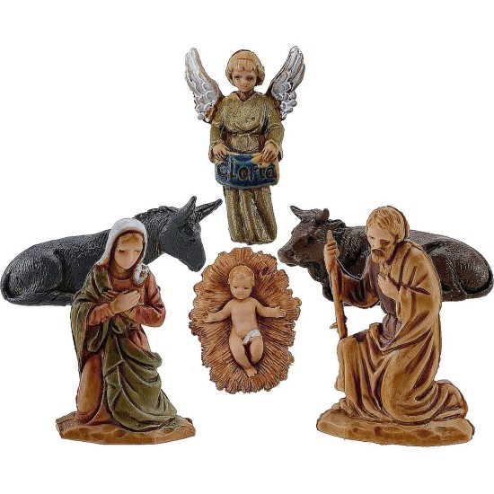 Natività 6 pz Landi cm 3,5 - Moranduzzo Mondo Presepi