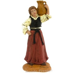 Donna con anfora serie cm 10 Oliver Mondo Presepi