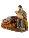 Natividad en resina de 19x12,5x17 cm h serie 19-20 cm