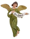 Glory Angel in painted resin 12 cm Landi economic series