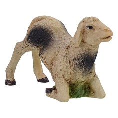 Agnello pezzato inginocchiato per statue da 30 cm statue 2