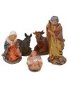 Natività 5 soggetti cm 15 in resina