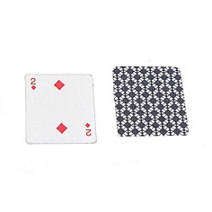 Mazzo carte da gioco cm 1x2 2