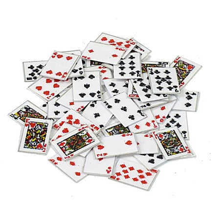Mazzo carte da gioco cm 0,5X1