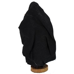 Donna con cesto 12 cm base, cesto, altezza, mano, terracotta 2