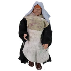 Donna seduta serie 12 cm seduta, terracotta, altezza, serie