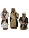 Tres Reyes Magos 12 cm base, son, altura, terracota, magos