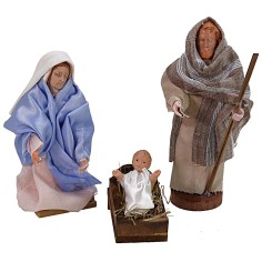 Natividad vestida h. 12 cm base, vestida, en la, José.