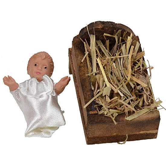 Natividad vestida h. 12 cm base, vestida, en la, José.