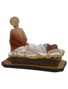 Natività sdraiata in resina cm 28,5x16,5x22 h sdraiata, resina