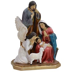 Natività monoblocco in resina cm 19x12x26,5 h 2