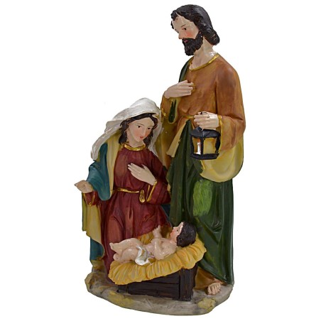 Natività in resina cm 14x10,5x26 h giuseppe, resina, serie