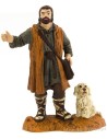 Hombre con perro serie cm 10 Oliver