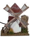 Working circular windmill with wooden shovel cm