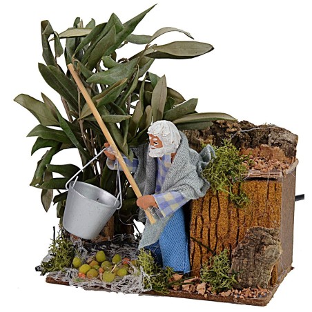 Raccoglitore di olive in movimento h 10 cm centurione, soldato