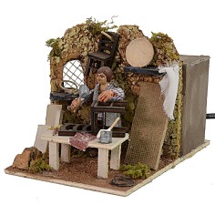 Repara sillas en movimiento h 8 cm estatua, corriente, materiales. 2