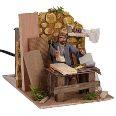 Falegname in movimento h 8 cm 2