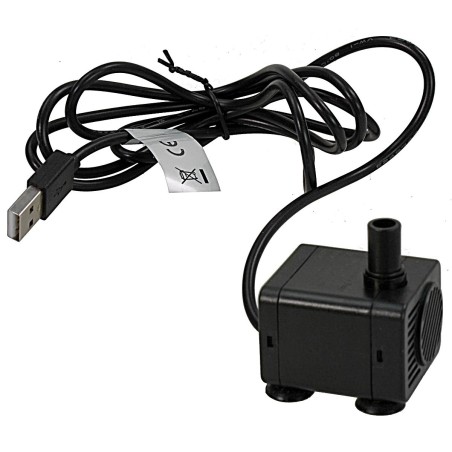 Pompa 120 l/h cm 35-40 h. con presa USB