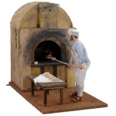Fornaio in movimento 30 cm con forno funzionante 2