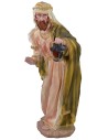 Nacimiento de 3 figuras de resina, altura 60 cm, base de resina, José.