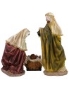 Natività 3 soggetti in resina h 60 cm