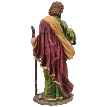 Natività 10 soggetti in resina h 50 cm