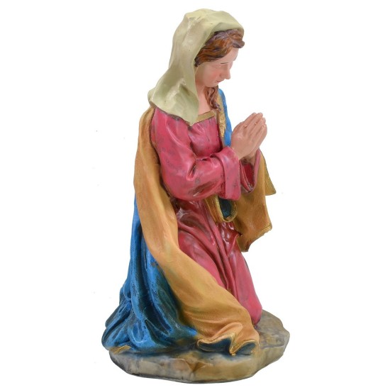 Natività 10 soggetti in resina h 50 cm