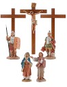 Escena Crucifixión 12 cm Estatua de Pascua Fontanini