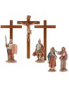 Escena Crucifixión 12 cm Estatua de Pascua Fontanini
