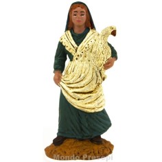 Woman with goose 8 cm series Oliver