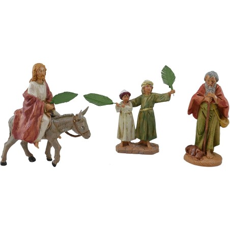 Escena Domingo de Ramos 12 cm Fontanini Mundo Pesebres
