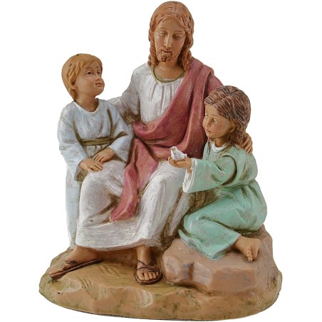Christ with children 12 cm Fontanini