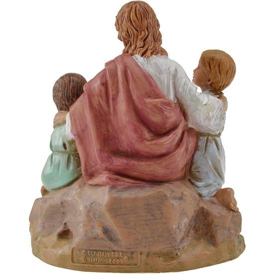 Cristo con bambini 12 cm Fontanini Mondo Presepi