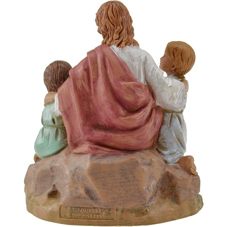 Cristo con bambini 12 cm Fontanini Mondo Presepi