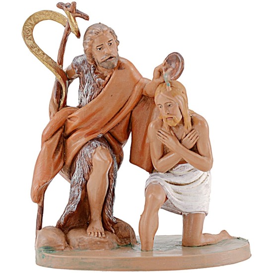 Bautismo de Jesús 12 cm Fontanini - Estatuas Pascuales
