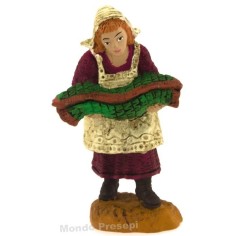 Woman with fabrics 8 cm series Oliver