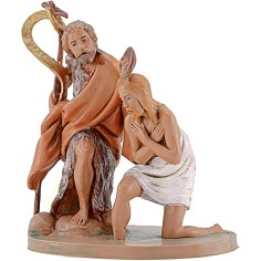 Bautismo de Jesús 12 cm Fontanini - Estatuas Pascuales 2