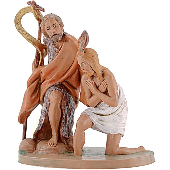 Bautismo de Jesús 12 cm Fontanini - Estatuas Pascuales