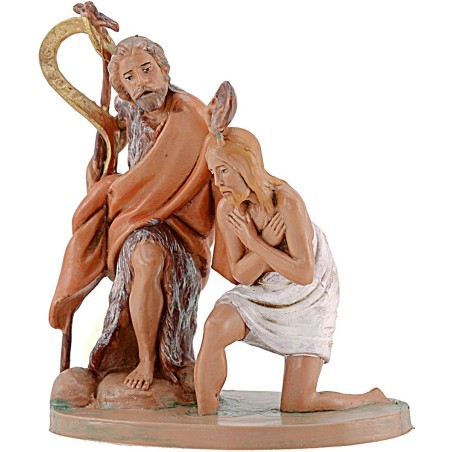 Battesimo di Gesù 12 cm Fontanini - Statue Pasquali Mondo