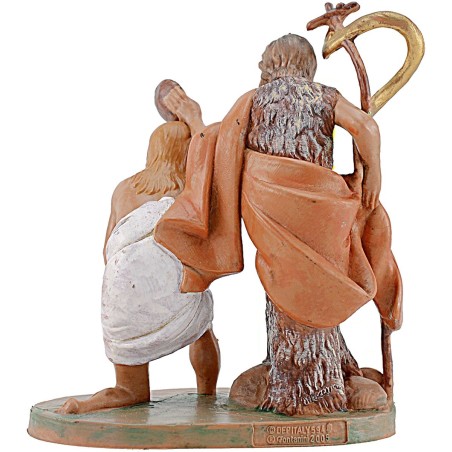 Bautismo de Jesús 12 cm Fontanini - Estatuas Pascuales Mundo