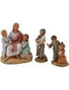 Escena de Cristo con niños cm 12 Fontanini - Estatuas Fontanini