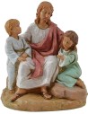 Scena di Cristo con bambini cm 12 Fontanini