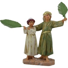 Bambini con palme serie 12 cm Fontanini