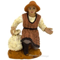 Hombre de rodillas serie cm 8 Oliver Mundo Pesebres