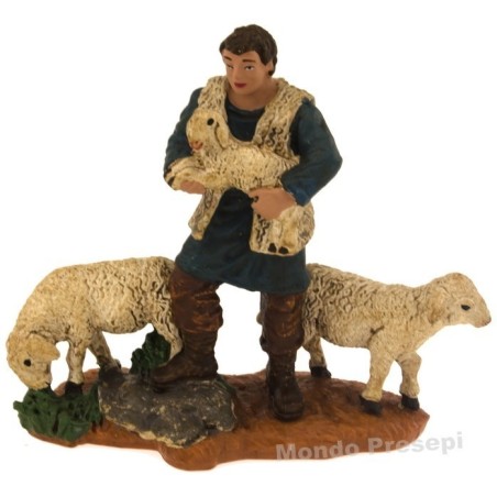 Shepherd with sheep series cm 8 Oliver