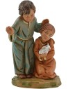 Bambini con agnello 12 cm Fontanini