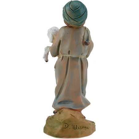Bambino con agnello 12 cm Fontanini Mondo Presepi