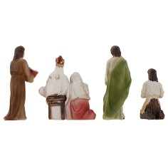 Escena de la circuncisión de Jesús, estatuas pascuales de 5 cm Mondo Presepi. 2